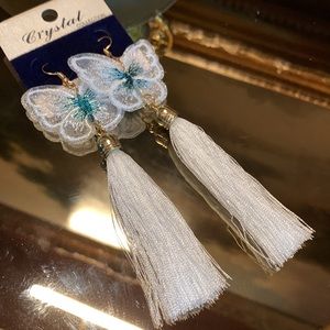 Tassel Butterfly Earrings
